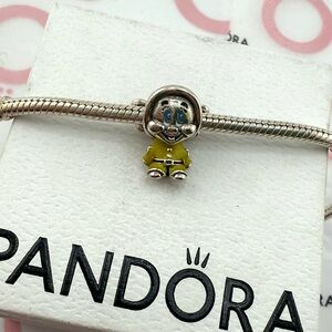 NWOT Snow White Dopey Dwarf Silver Disney x Pandora Charm